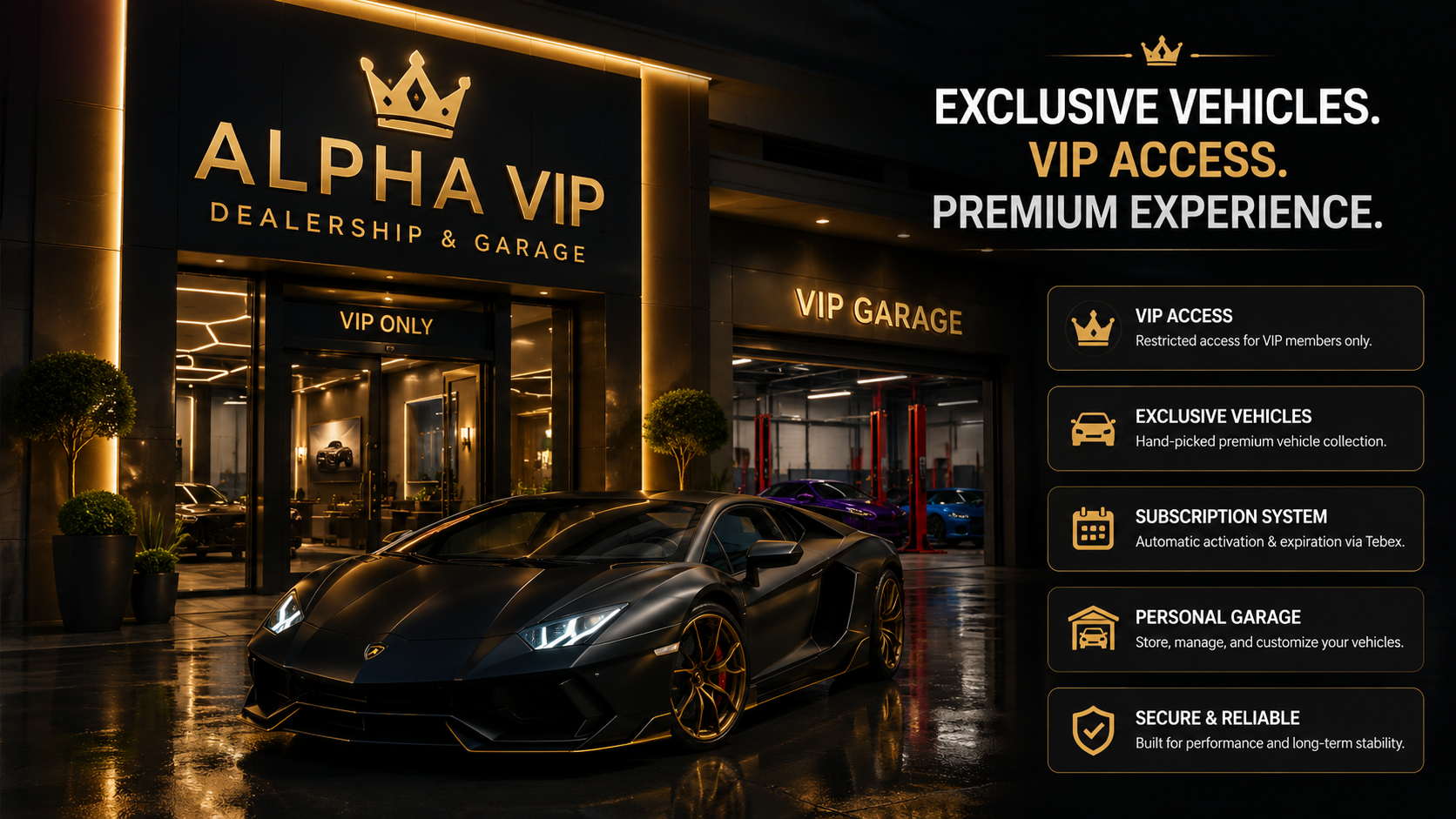 Alpha VIP Dealership & Garage