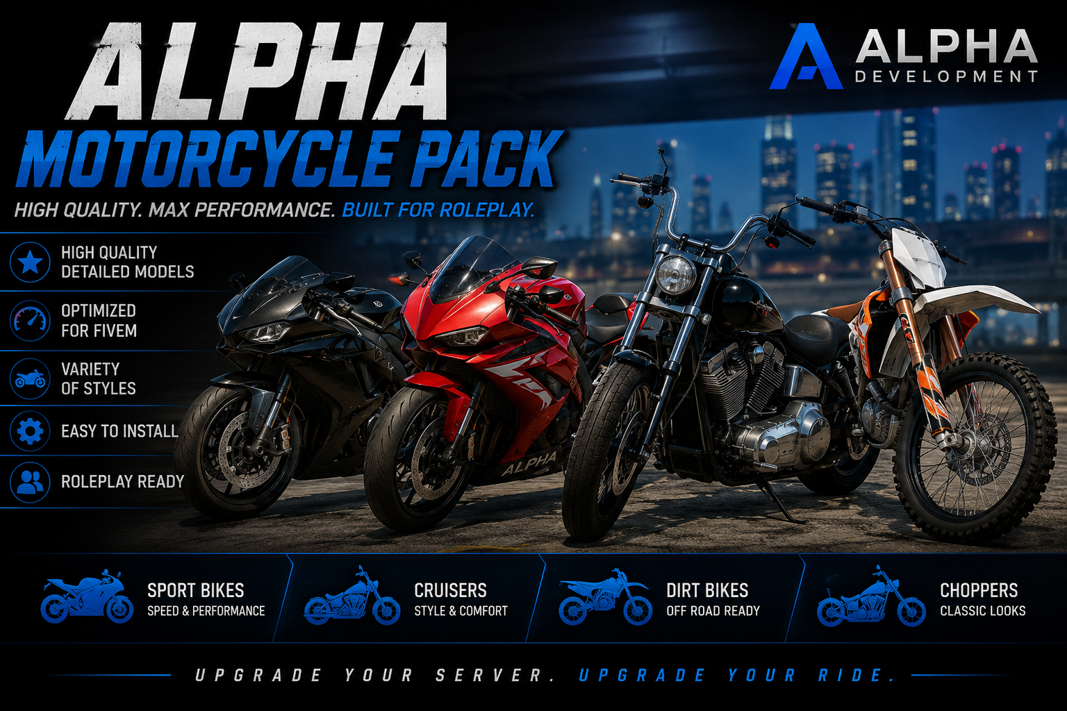 Alpha Motorcycle Pack